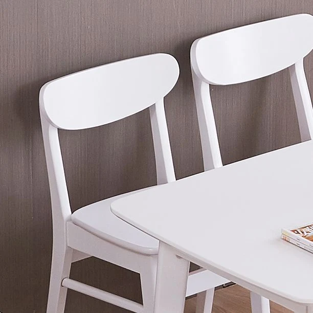 Scandinavian Upholstered Restaurant Side Chair Open Back Dining Chair voor fauteuils en banken Wood