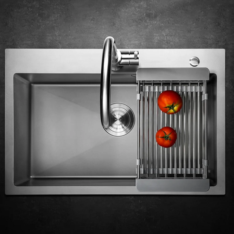 Soundproof Drop- Kitchen Sink Diversion Design Kitchen Sink Faucet voor eetkamer keuken 27l