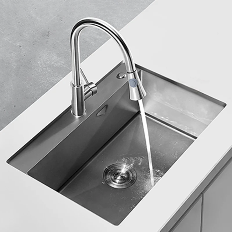 Soundproof Drop- Kitchen Sink Diversion Design Kitchen Sink Faucet voor eetkamer keuken 27l