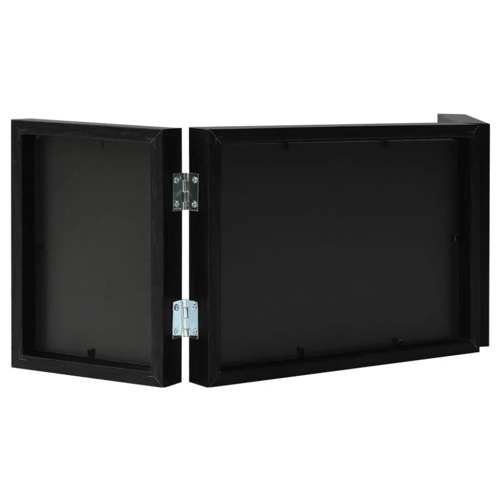 Multi-foto Fotolijst drieluik 22x15 cm+2x(10x15 cm) zwart