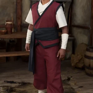 Dungeons & Dragons Monk Garment Set Bordeaux/Black Xs