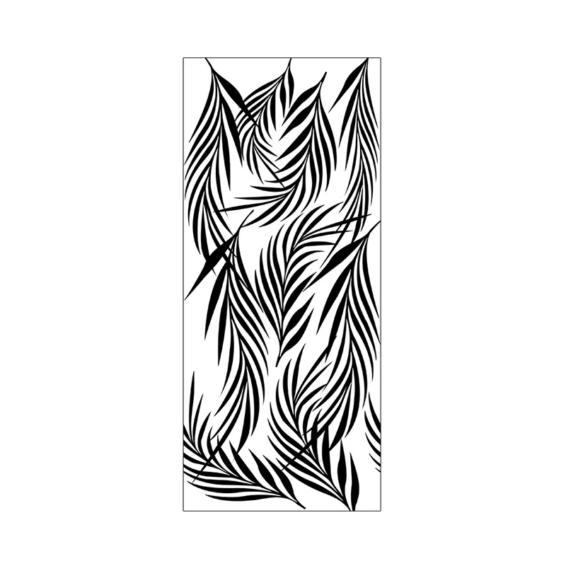 Adhesive Willow Wallpaper Panels Grey-White Eigentijds Style Wall Art Dining Room Grey