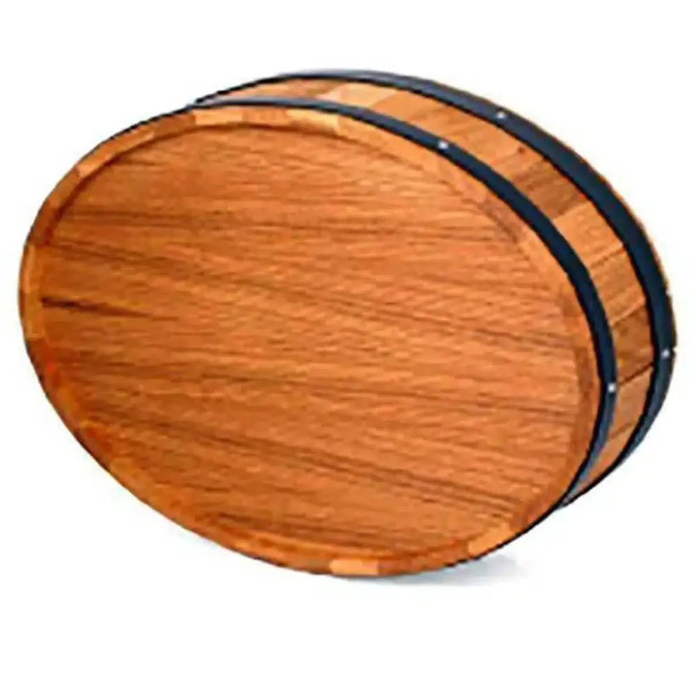 Oval wooden wall panel wine