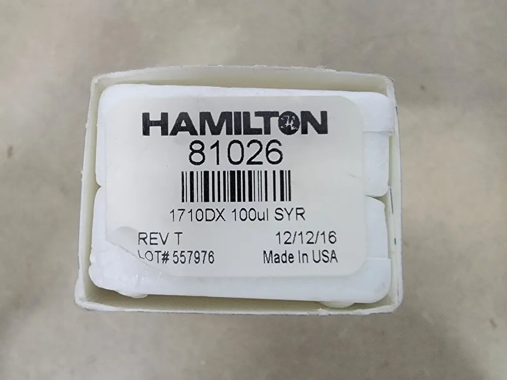 100 uL Diluter Syringe 1710DX, 81026 (Lot 2)
