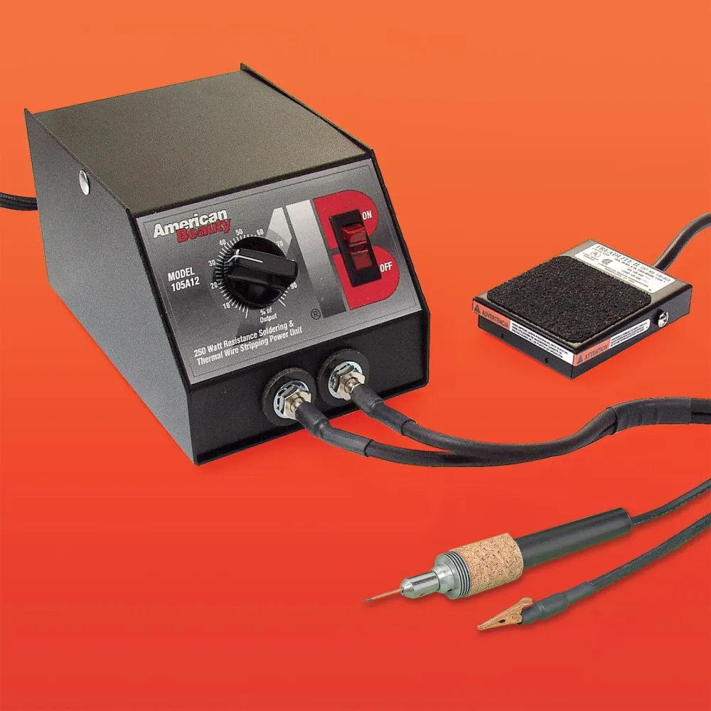 110V/250W Resistance Soldering Enkel Electrode Set