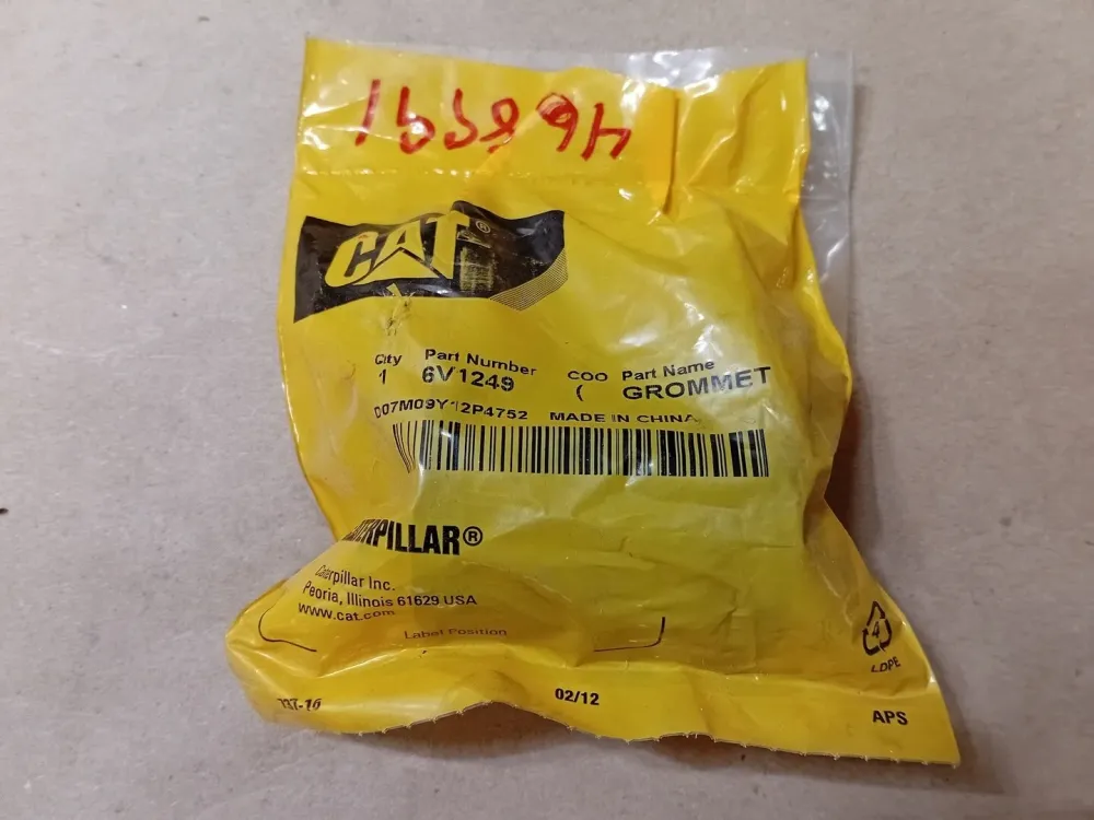 22.00mm Duaal Flange Rubber Grommet 6V-1249