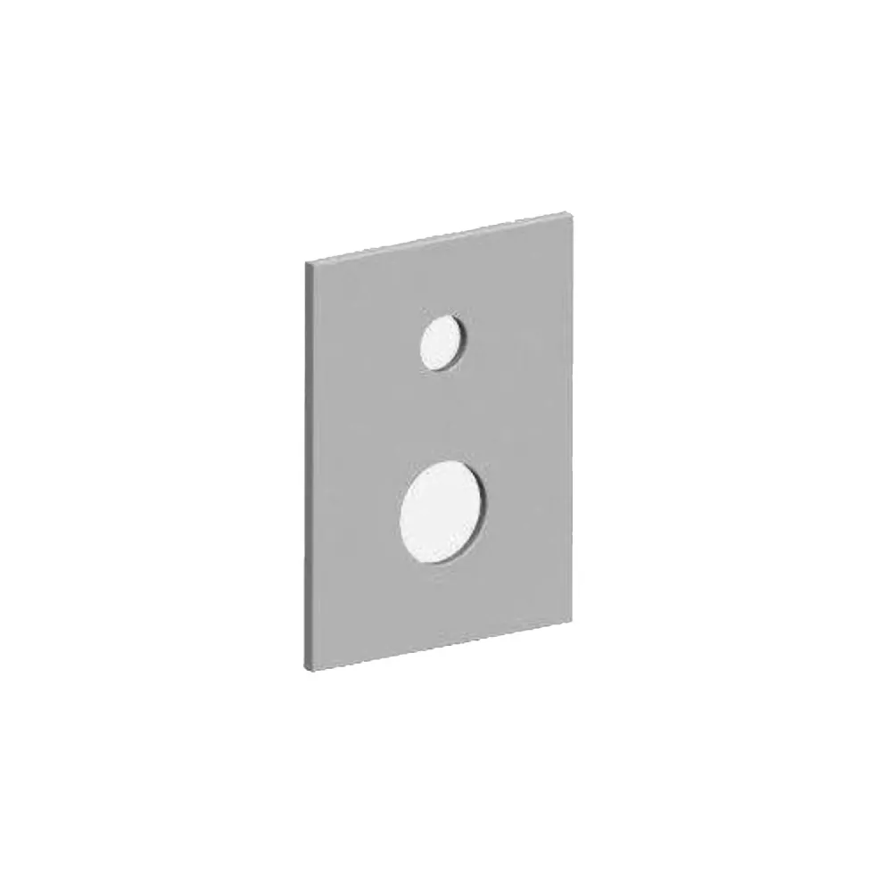 2-hole ABS plate code ZPIA027CR gasket built- mixer Metaalglans Paffoni