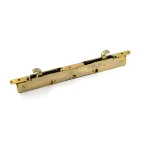 2-Point Double Hook Sliding Door Lock, Center Drive, Faceplate