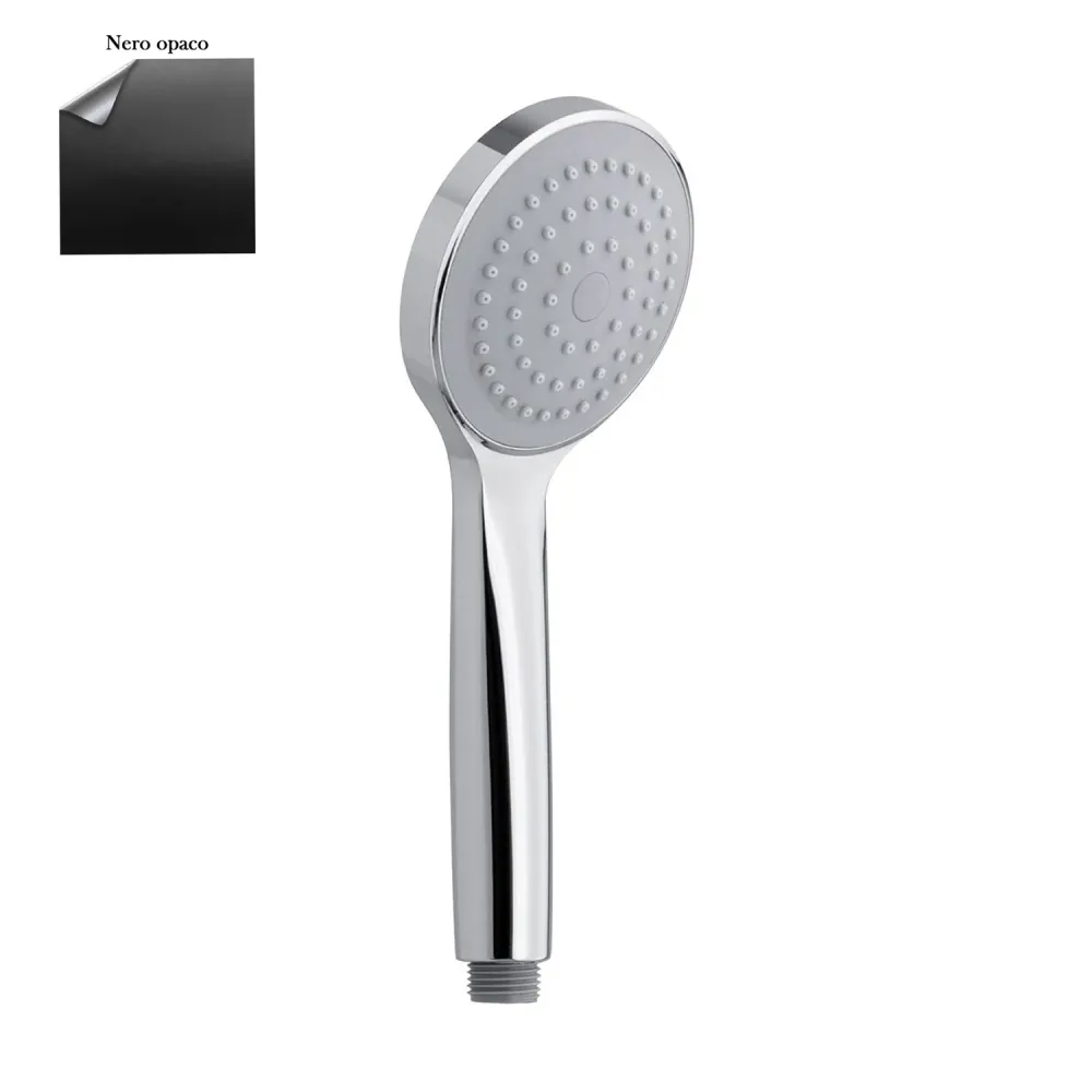 Alisso single-jet shower zwart anti-limescale ABS