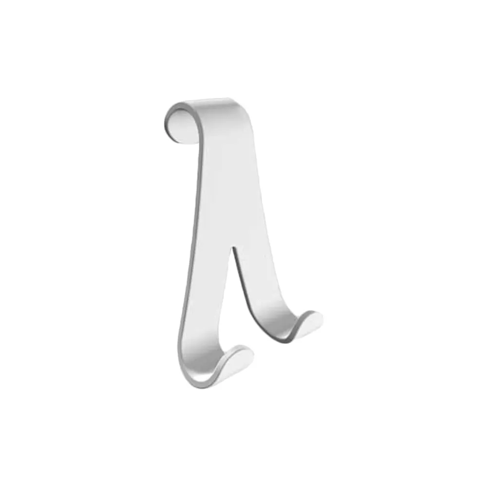 Appendino tweeling multi-use bathroom hook white color