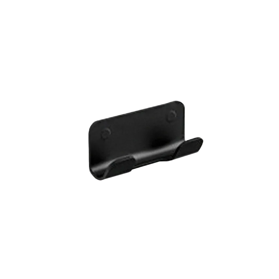 Appendino Wall Duo Hook Painted Black Aluminum Lineabeta