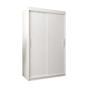 ARMARIO TOKYO DE PUERTAS CORREDERAS 200/120/62 2 puertas (Blanco/Blanco)