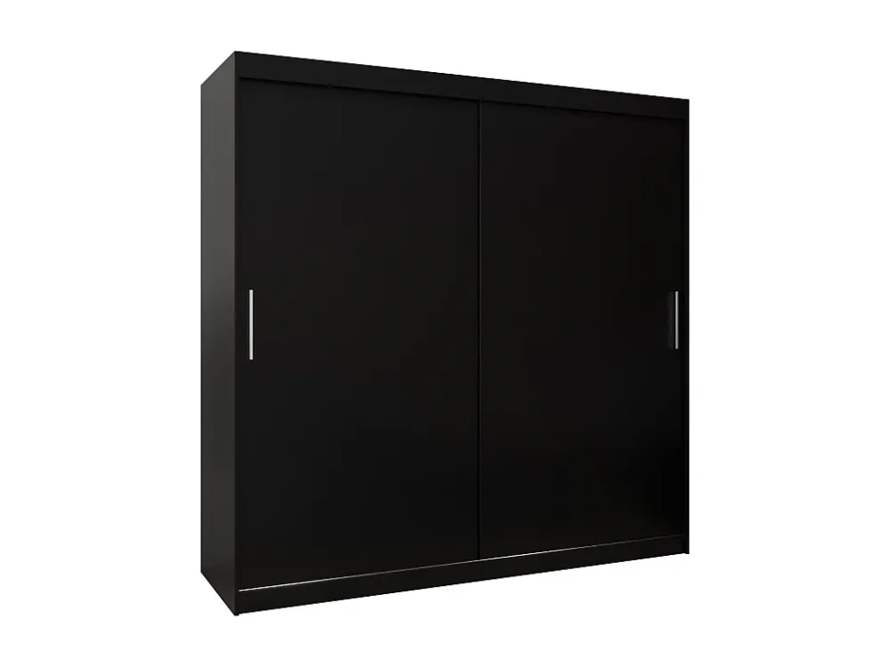 ARMARIO TOKYO DE PUERTAS CORREDERAS 200/200/62 2 puertas (Negro/Negro)