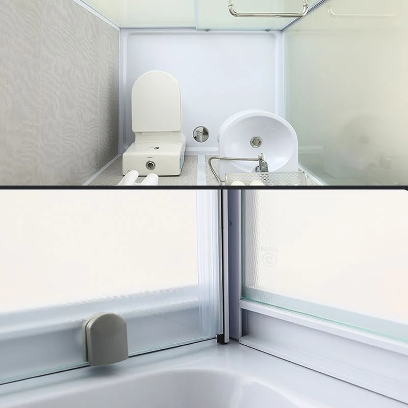 Bathroom Shower Stall Framed Één Sliding Rectangular Shower Enclosure 47l