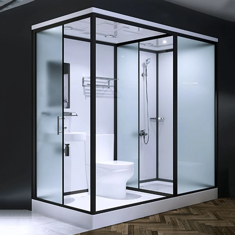 Bathroom Shower Stall Framed Één Sliding Rectangular Shower Enclosure 47l