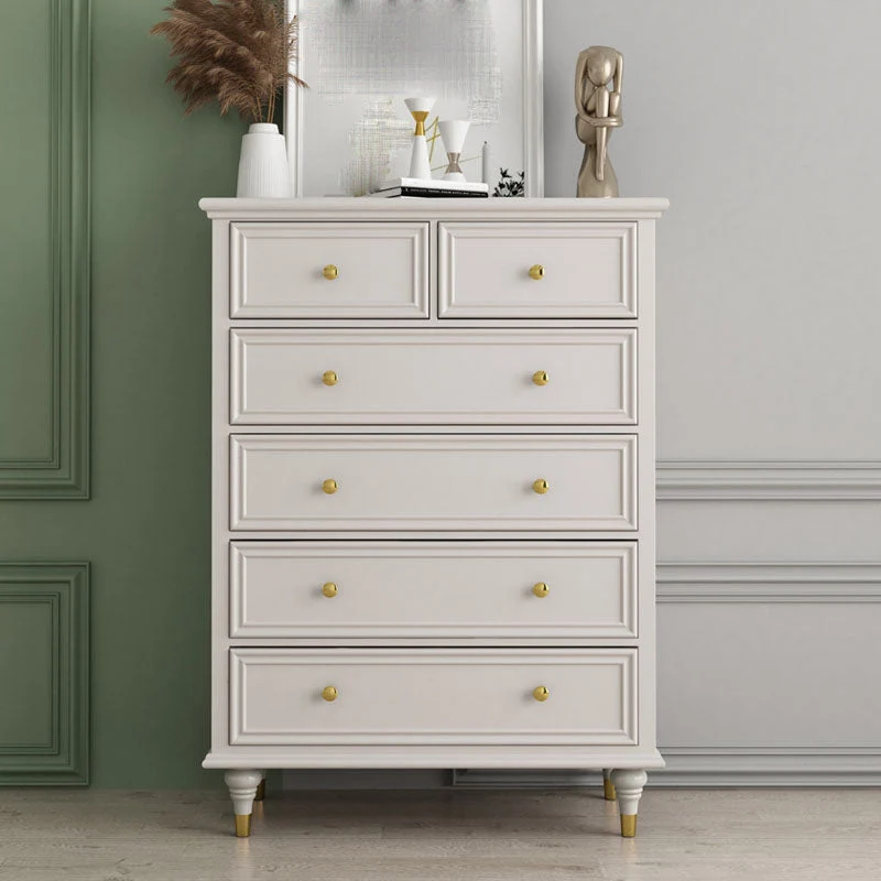 Birch Wood Horizontal Duo Dresser Contemporary Storage Dresser Bedroom 20l