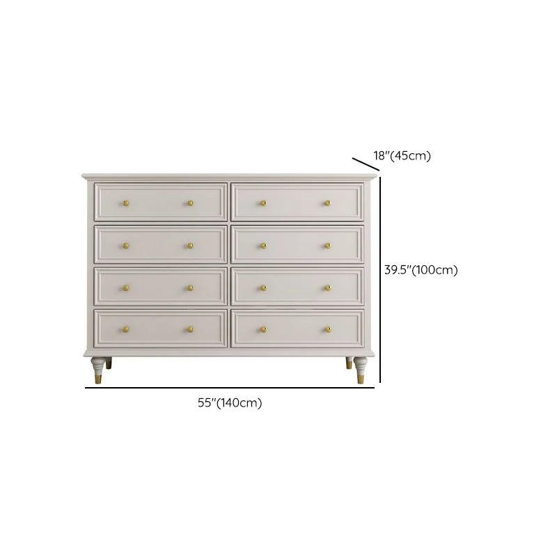 Birch Wood Horizontal Tweeling Dresser Contemporary Storage Dresser Bedroom 20l
