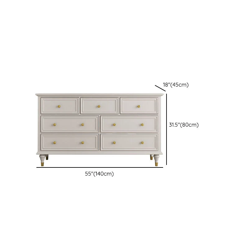 Birch Wood Horizontal Tweeling Dresser Contemporary Storage Dresser Bedroom 20l