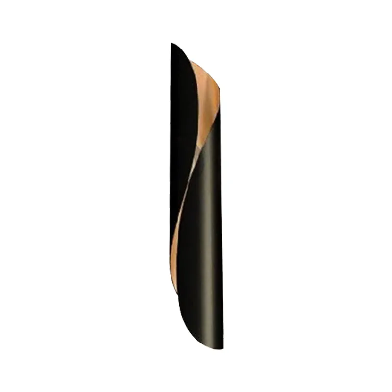 Black/White Rolling Sconce Light Fixture Contemporary 2 Lights Alumnium Up and Down Wall Sconce White