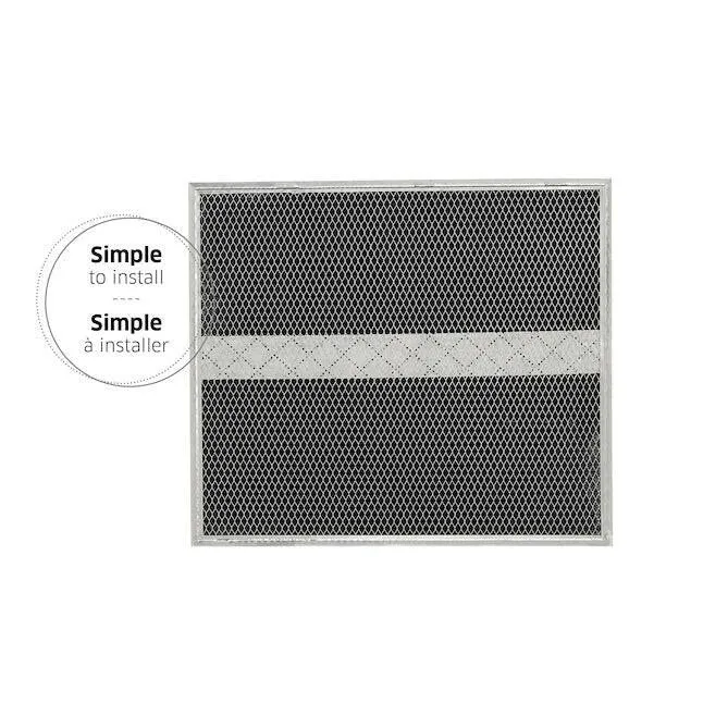 Broan Duct-Free Air Filter (Metallic/Black) twee stuks