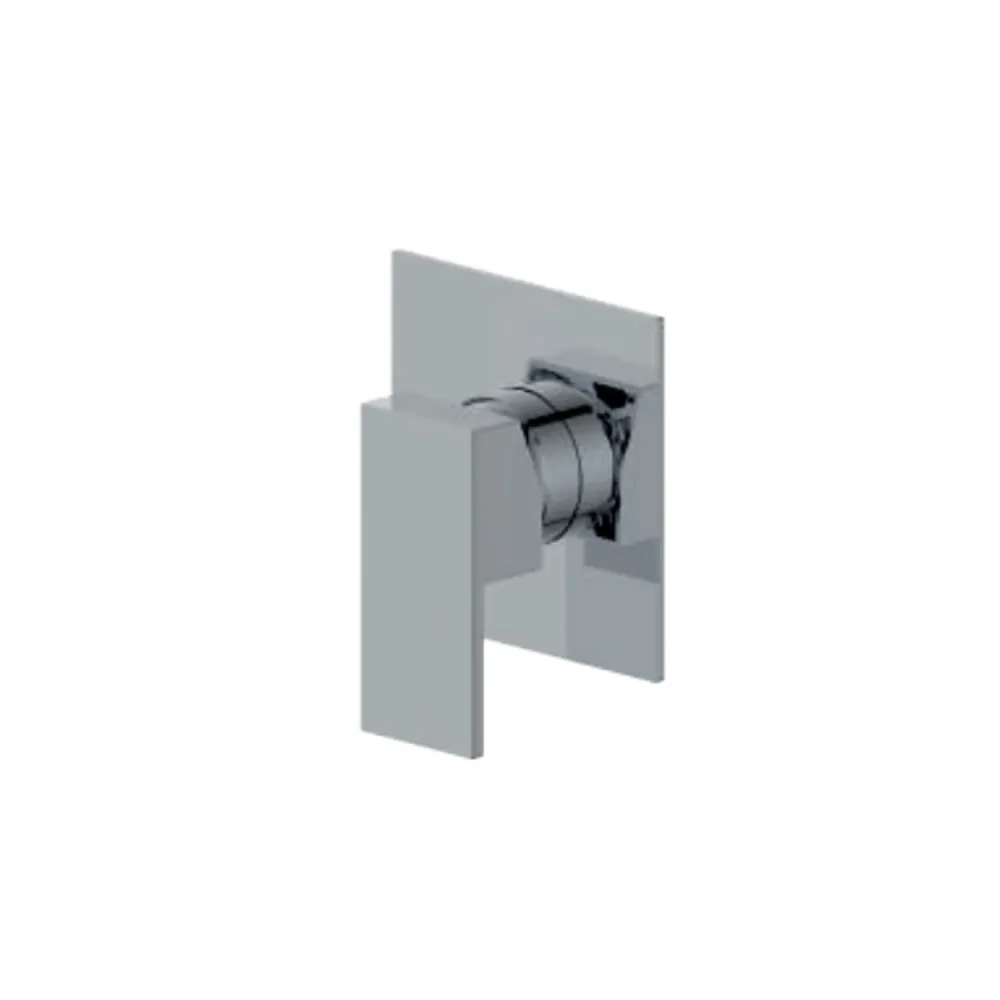 Built- single-lever mixer RubiFlux Rose series shower - Metaalglans