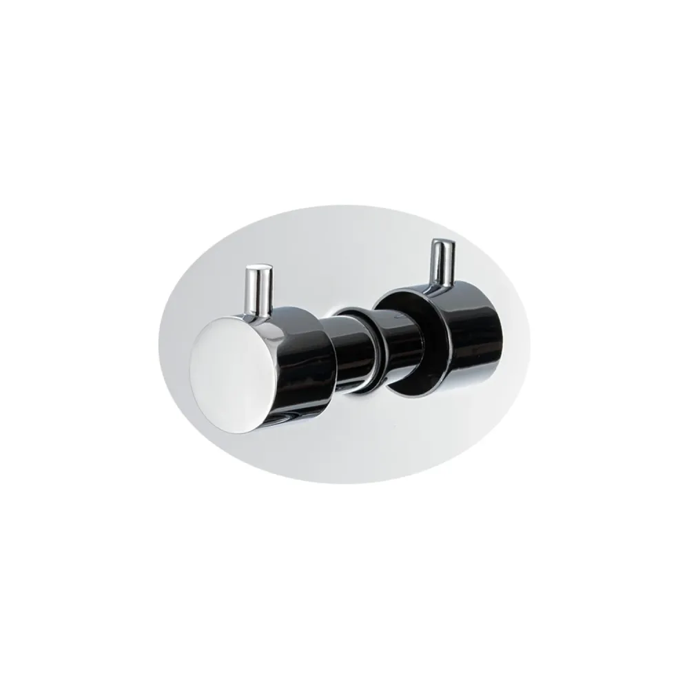 Built- two-way shower mixer handig box Moon chrome-plated brass
