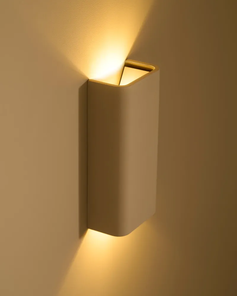 Camden staande dubbele wandlamp – Beschilderbaar