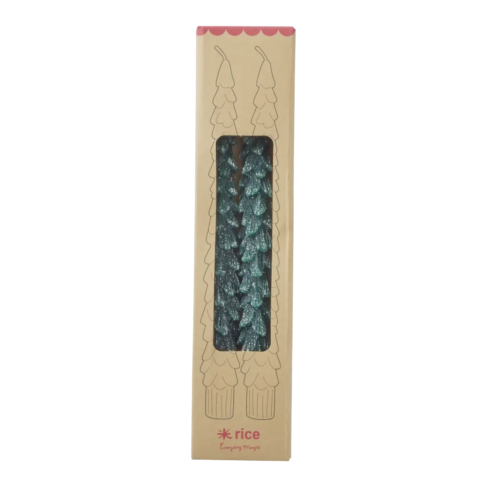 Candle - Dark Mosgroen - 2-pack