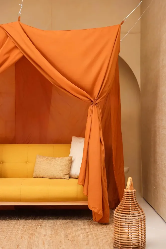 Caramel Bed Canopy 79 x 39 – Mosquito Net Één Bed