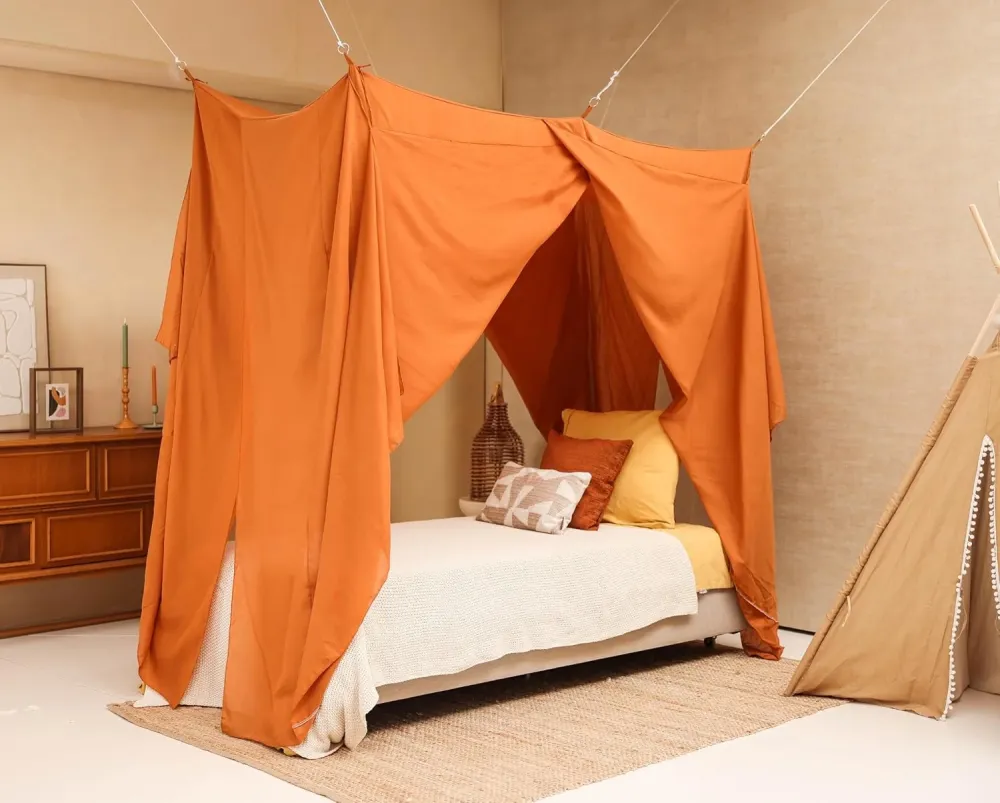 Caramel Bed Canopy 79 x 39 – Mosquito Net Enkel Bed