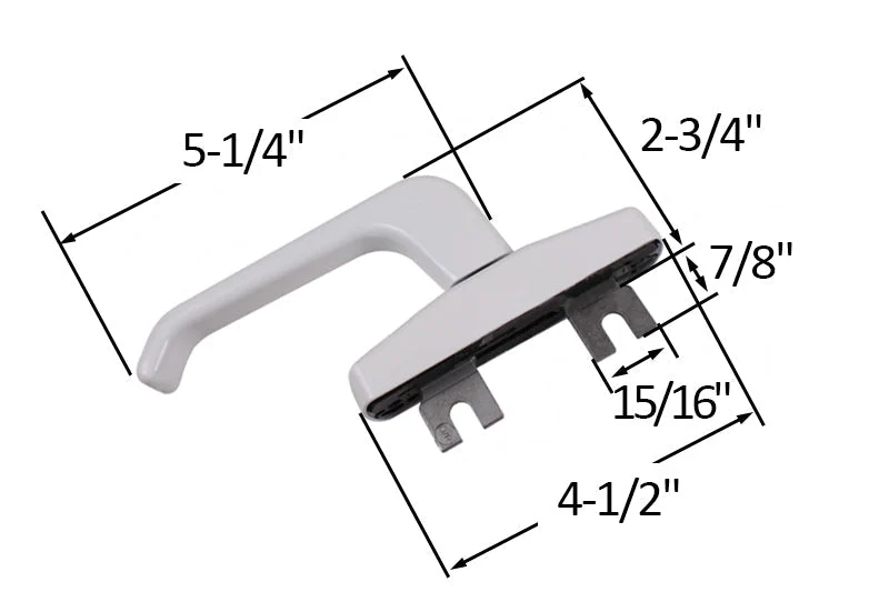 Casement Window Two Way Sneeuwwit Security Handle