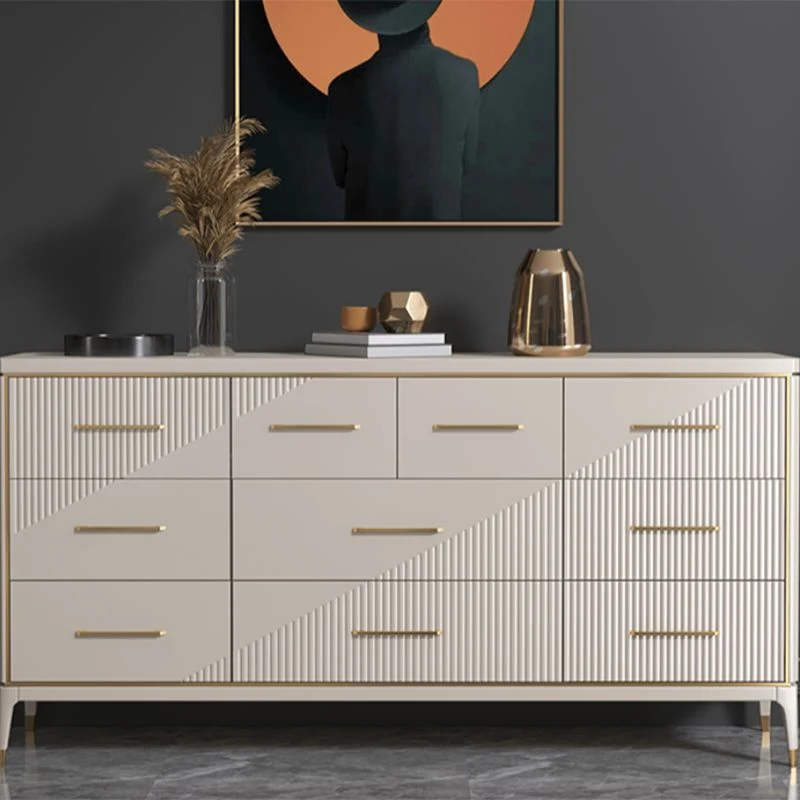 Classic Glam Duo Dresser Birch Storage Chest Drawers Bedroom 24l