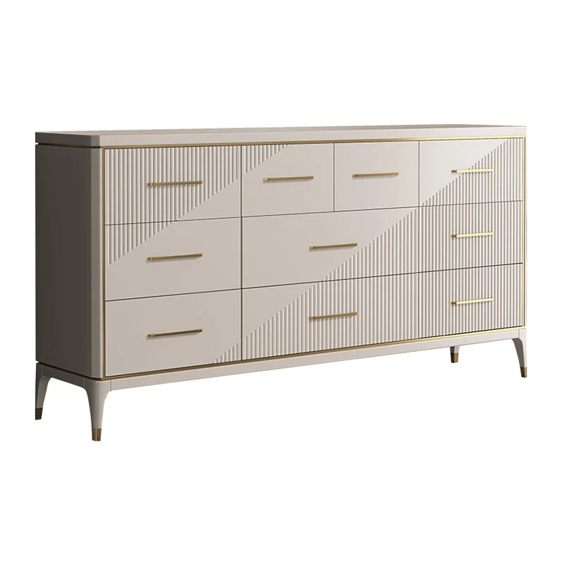 Classic Glam Duo Dresser Birch Storage Chest Drawers Bedroom 24l