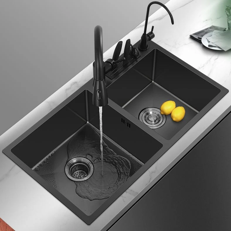 Classic Style Kitchen Sink Drop- Stainless Steel Kitchen Duo Sink 28