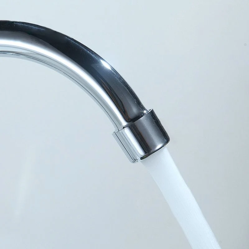Contemporary 2-Handle Kitchen Faucet Wandmodel Faucet Chrome