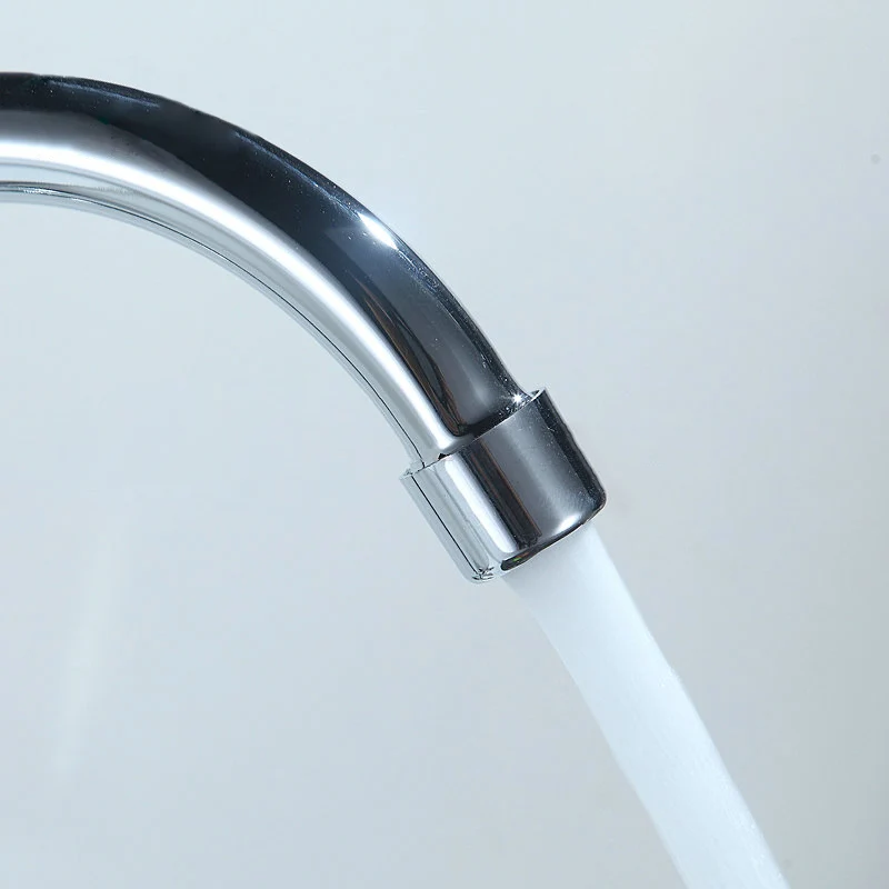 Contemporary 2-Handle Kitchen Faucet Wandmodel Faucet Chrome