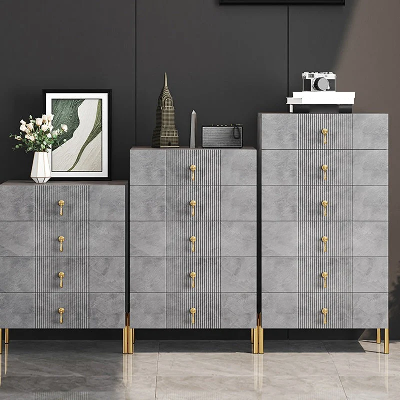 Contemporary Glam Tweemaal Dresser Wood Storage Chest Dresser Home Office 25l