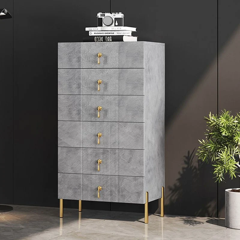 Contemporary Glam Tweevoudig Dresser Wood Storage Chest Dresser Home Office 25l