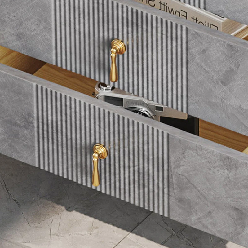 Contemporary Glam Tweevoudig Dresser Wood Storage Chest Dresser Home Office 25l