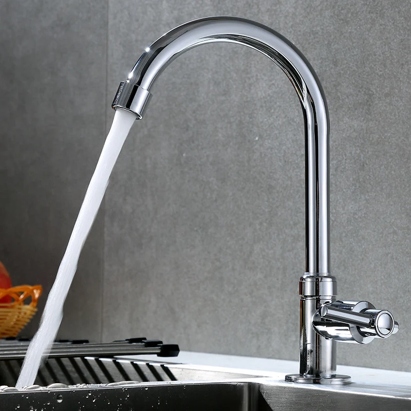 Contemporary Los Handle Faucet Standard Kitchen Faucet Pull down 1-Hold Water Filler