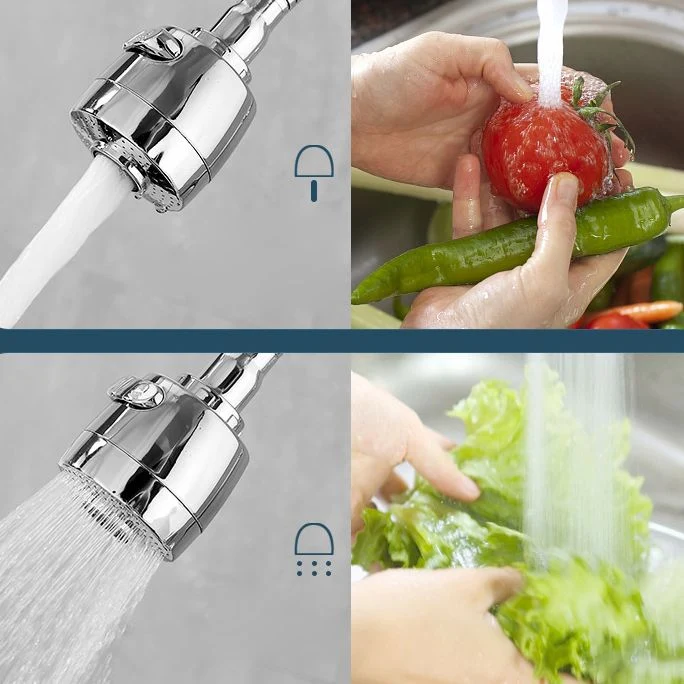 Contemporary Single Handle Kitchen Faucet Pull-down Wandopstelling Faucet Chrome