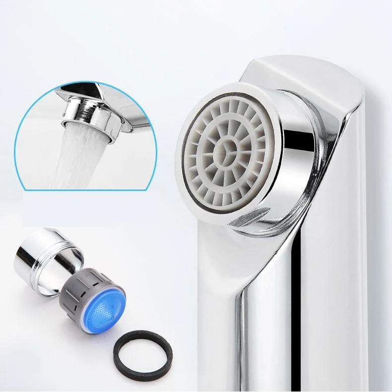 Contemporary Single Handle Kitchen Faucet Wall-mounted Faucet Chroom