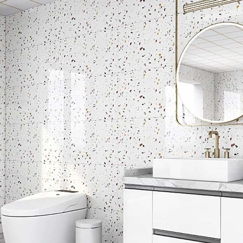 Contemporary Style Wallpaper Enkel Tile Bathroom Wallpaper Rectangle Shape Black