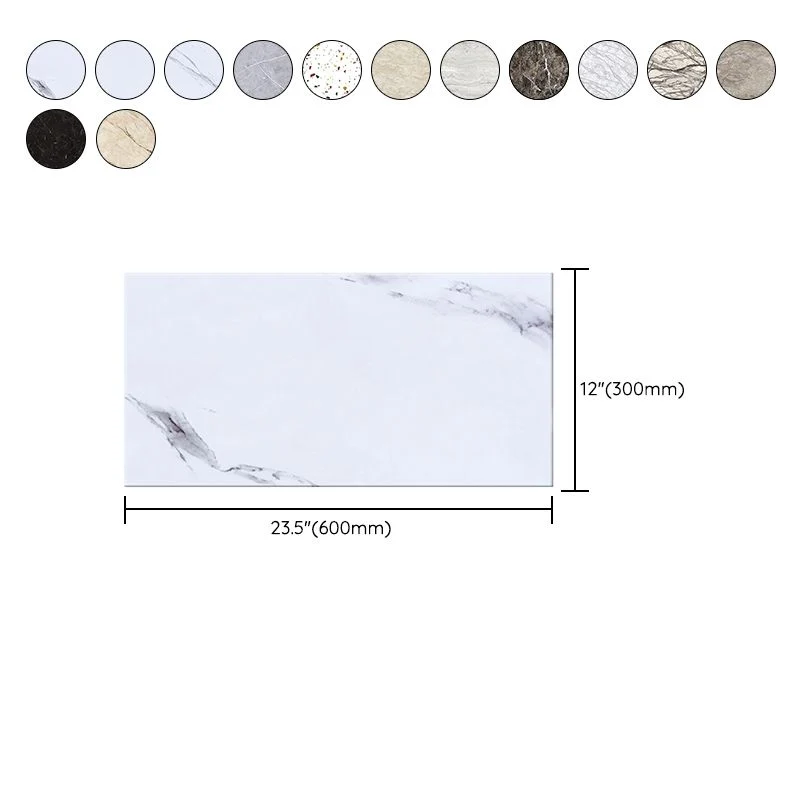 Contemporary Style Wallpaper Enkel Tile Bathroom Wallpaper Rectangle Shape Black