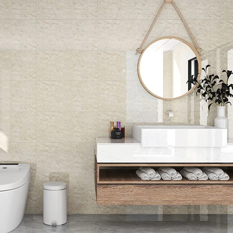 Contemporary Style Wallpaper Enkel Tile Bathroom Wallpaper Rectangle Shape Black