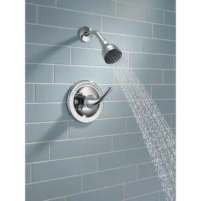 Delta Foundations Verchroomd 1-handle Single Function Round Shower Faucet (Valve Not Included)
