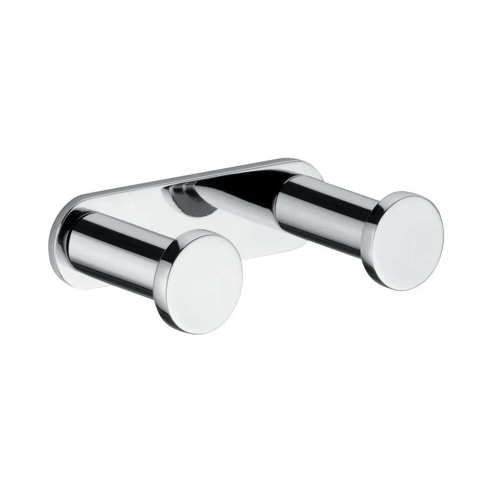 Double coat rack messing and Cromall Gedy Canarie series - Chrome
