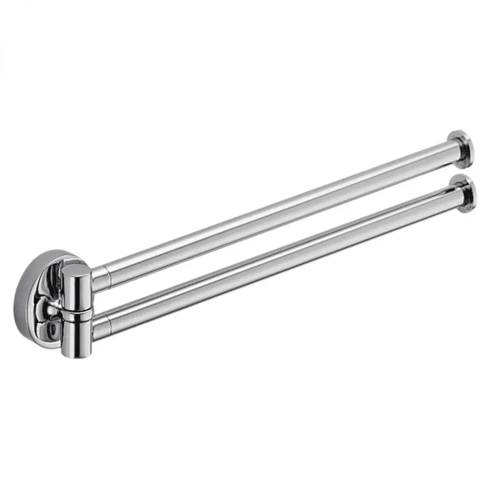 Double joint towel holder shiny metaalglans brass Plus collection Colombo Design