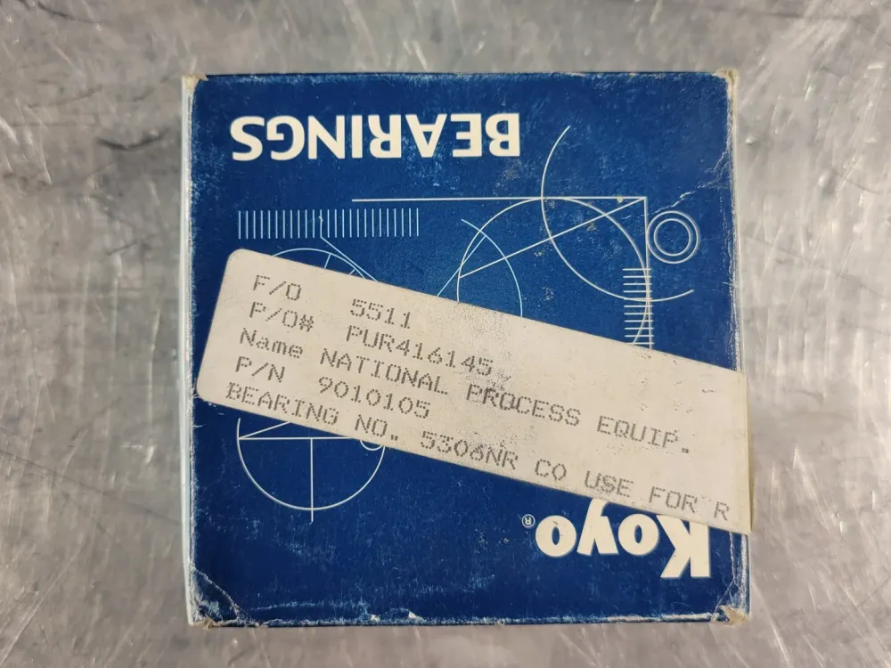 Double Row Angular Contact Bearing 5306NR, 30mm x 72mm x 30.2mm