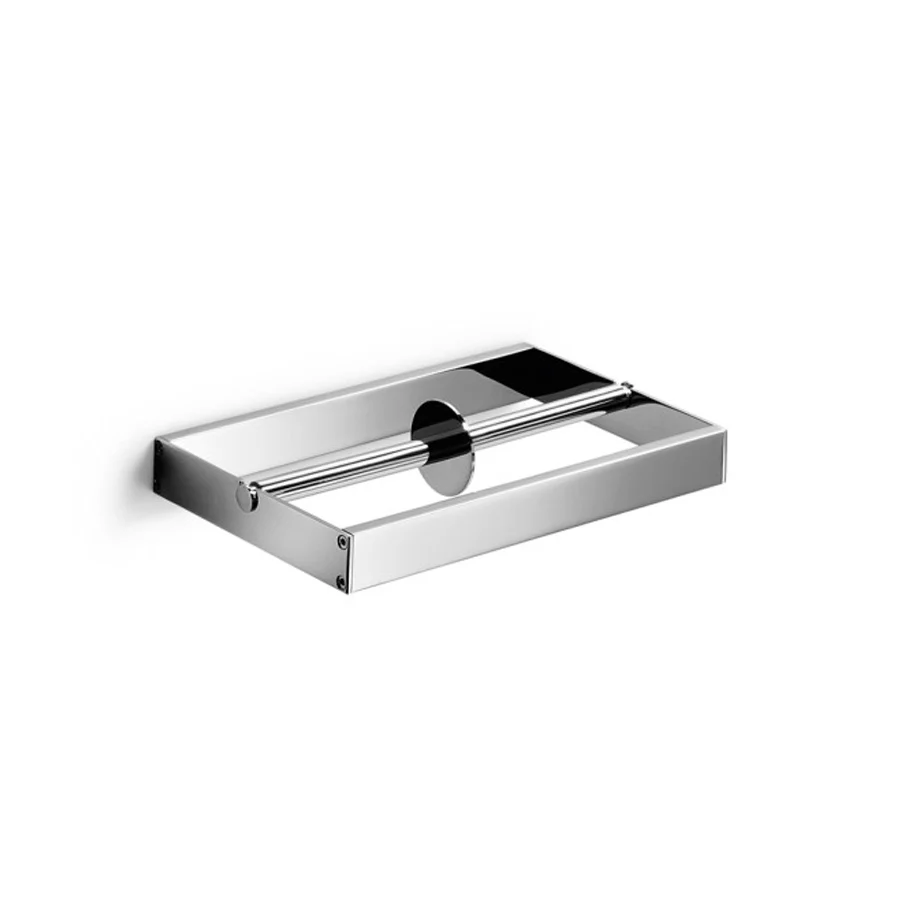 Double toilet paper holder Lineabeta chrome-plated brass model Skuara